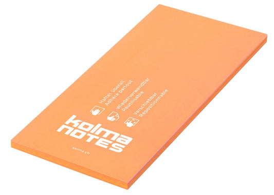 KOLMA kolma NOTES 99x210mm 13.010.12 1x100 Blatt orange Idealshop