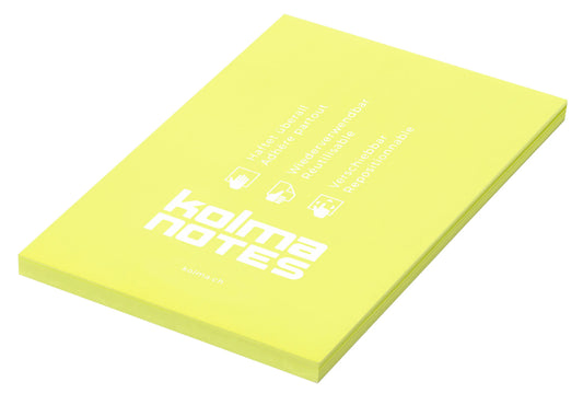 KOLMA kolma NOTES A6 13.006.11 1x100 Blatt gelb Idealshop