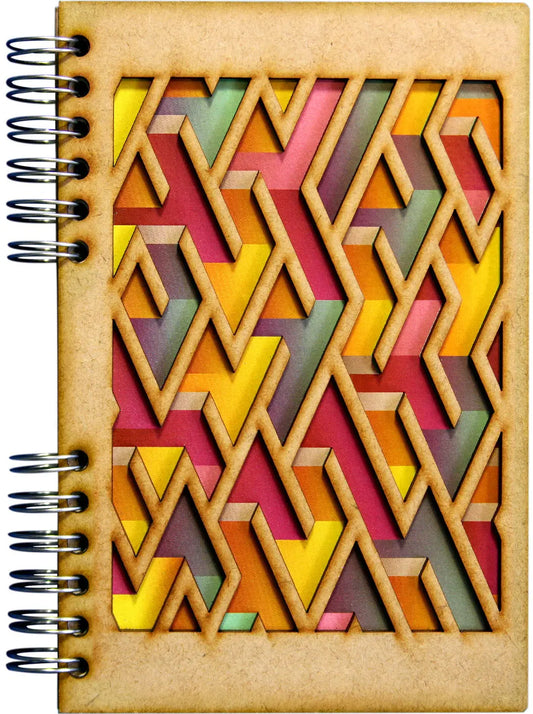 KOMONI Notizbuch Labyrinth A5 LAB5G liniert 90 Blatt Idealshop