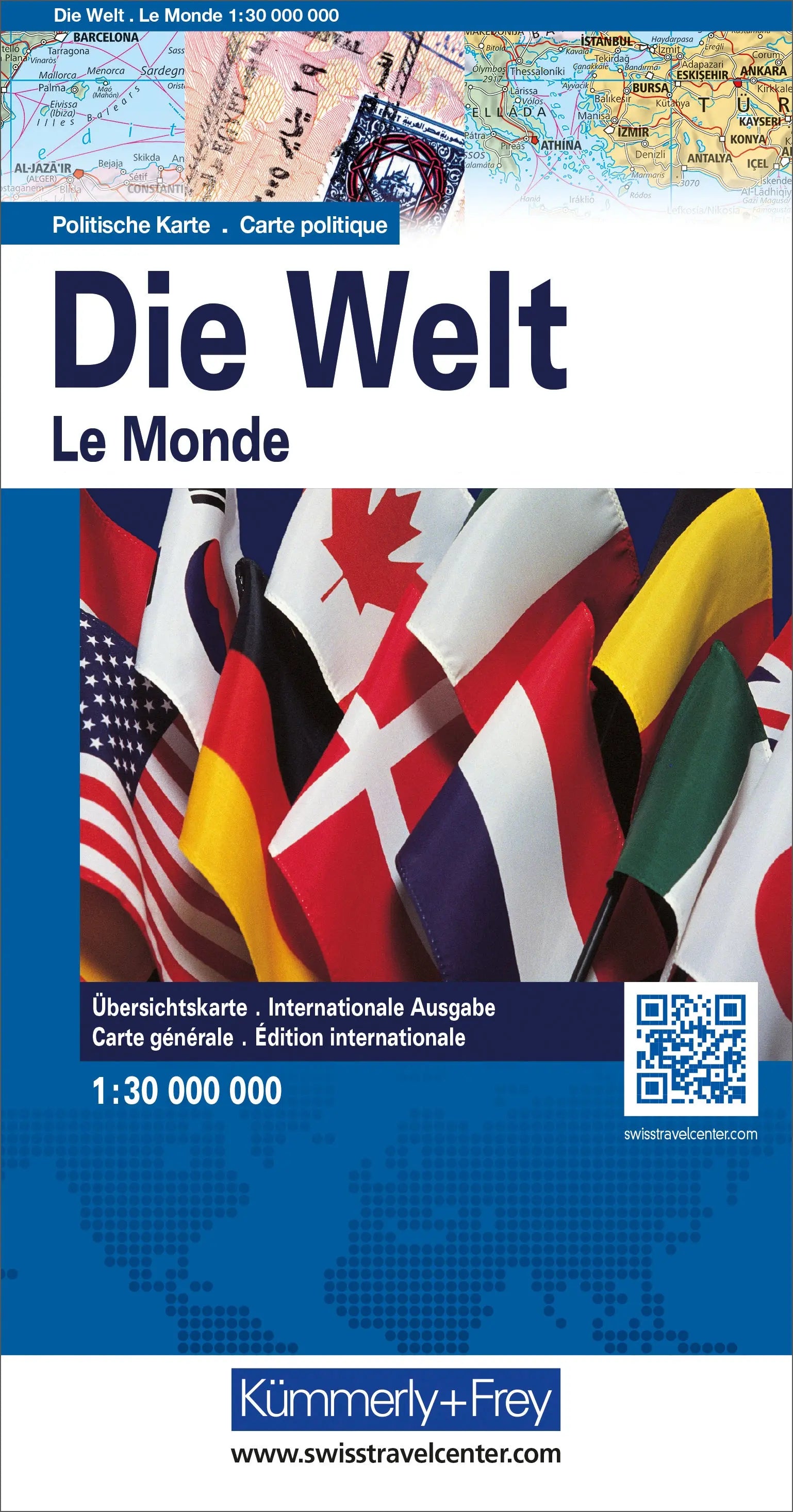 KÜMMERLY  Weltkarte             140x99cm Idealshop