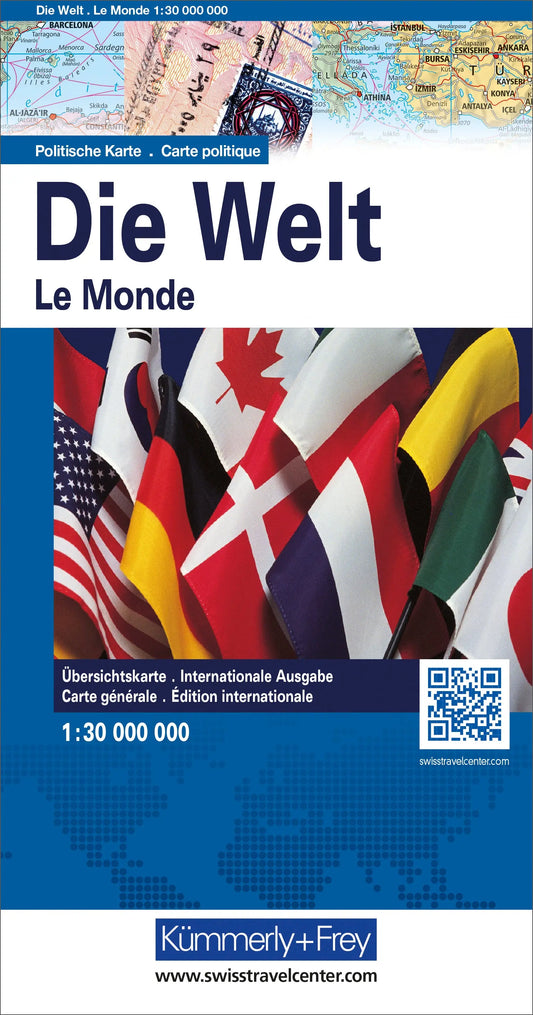 KÜMMERLY  Weltkarte             140x99cm Idealshop