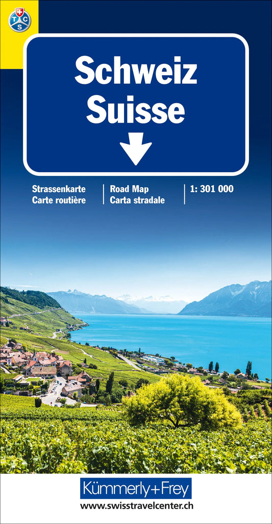 KÜMMERLY+FREY Schweiz TCS 978-3-259-04300-4 Schweiz TCS 1:301 Idealshop