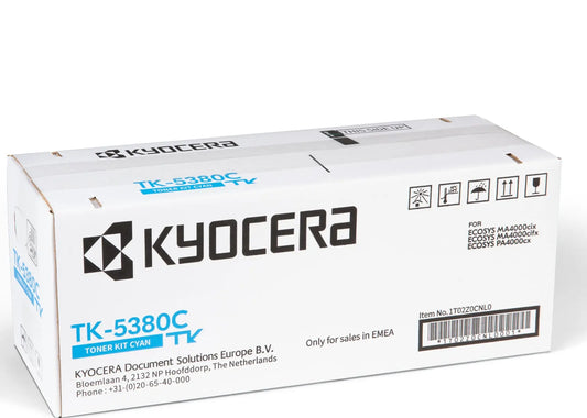 KYOCERA Toner-Modul cyan TK-5380C Ecosys PA4000cx 10'000 Seiten Idealshop
