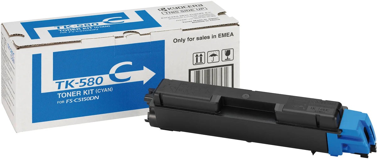 KYOCERA Toner-Modul cyan TK-580C FS-5150DN 2800 Seiten Idealshop