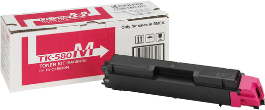 KYOCERA Toner-Modul magenta TK-580M FS-5150DN 2800 Seiten Idealshop
