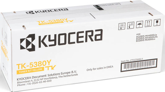 KYOCERA Toner-Modul yellow TK-5380Y Ecosys PA4000cx 10'000 Seiten Idealshop