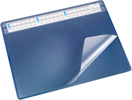 LÄUFER Schreibunterlage 65x50cm 47605 Durella SOFT blau Idealshop