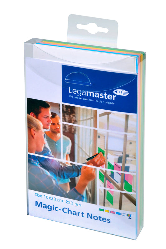 LEGAMASTER Magic-Chart Notes 10x20cm 7-159494 farbig ass. 250 Stück Idealshop