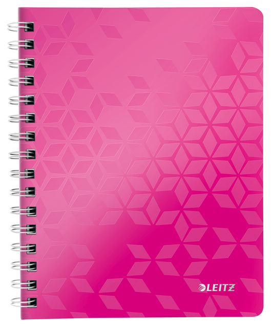 LEITZ Notizblock WOW PP A5 46410023 pink kariert Idealshop