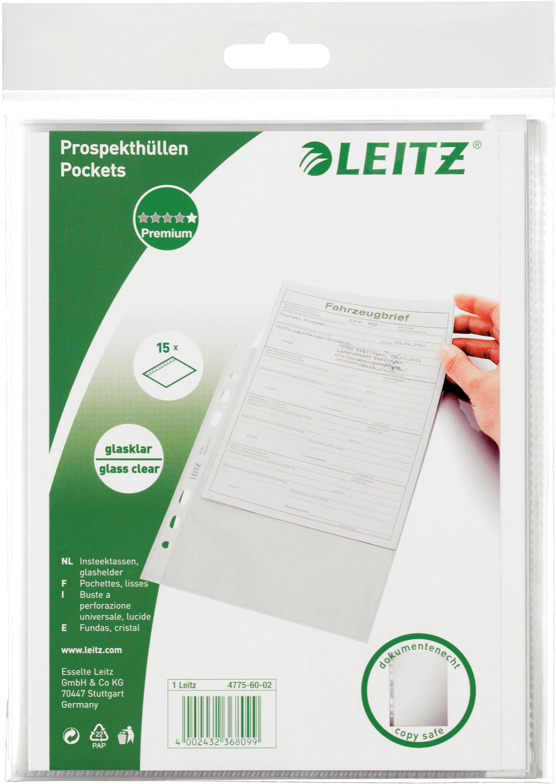 LEITZ     Zeigetasche PP              A5