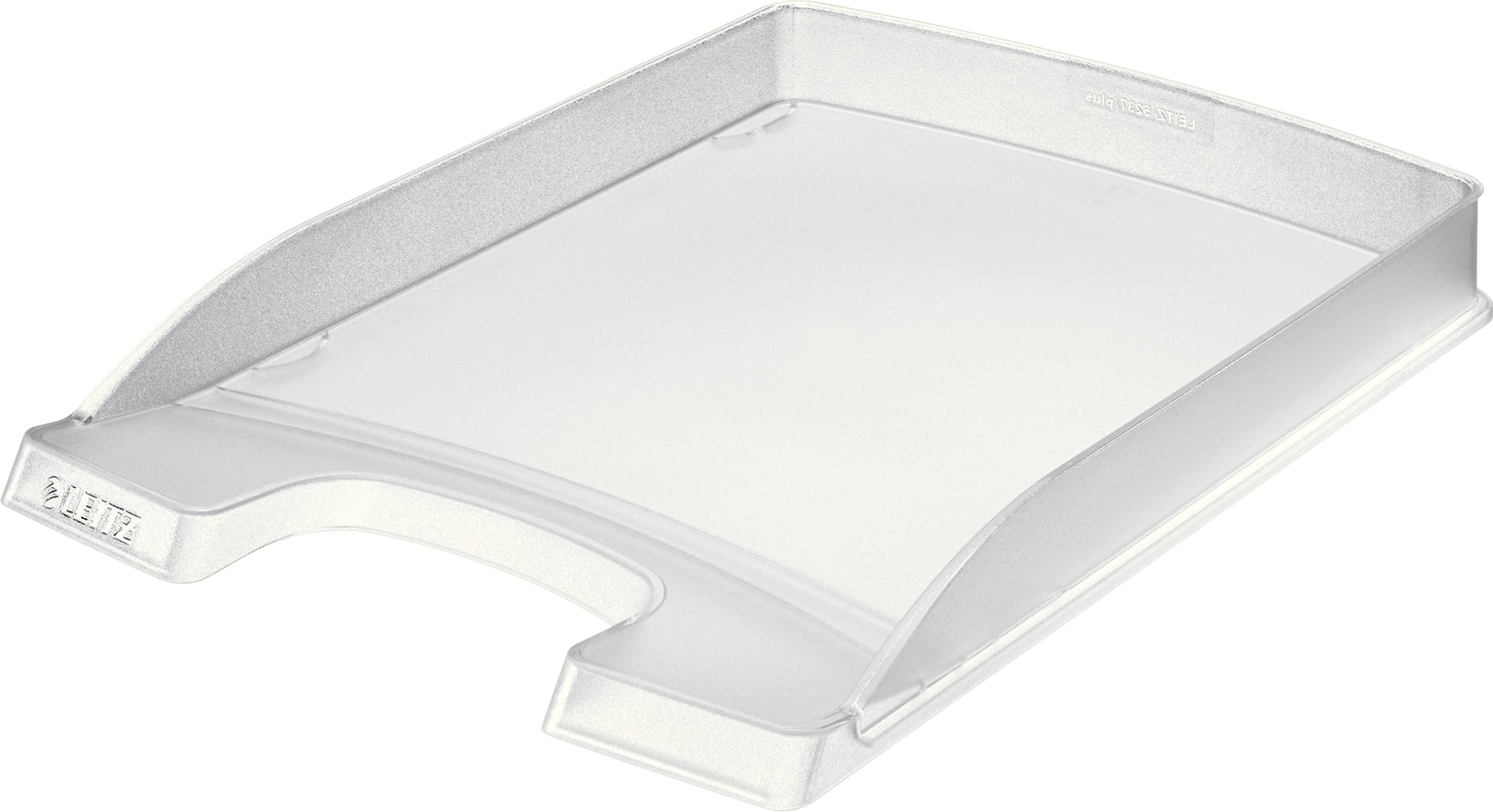 LEITZ Plus Briefkorb, flach A4 52370003 frost Idealshop
