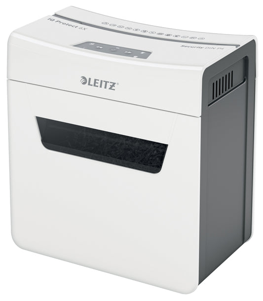 LEITZ Aktenvernichter IQ Protect 8090-20-00 6X, P-4, 10lt Idealshop