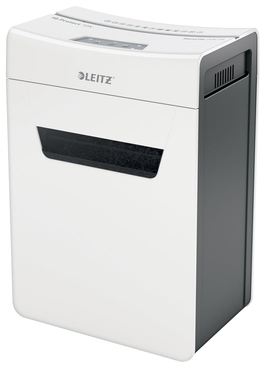 LEITZ Aktenvernichter IQ Protect 8092-20-00 10X, P-4, 18lt Idealshop