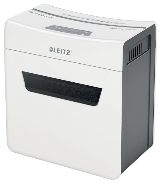 LEITZ Aktenvernichter IQ Protect 8090-20-00 6X, P-4, 10lt Idealshop