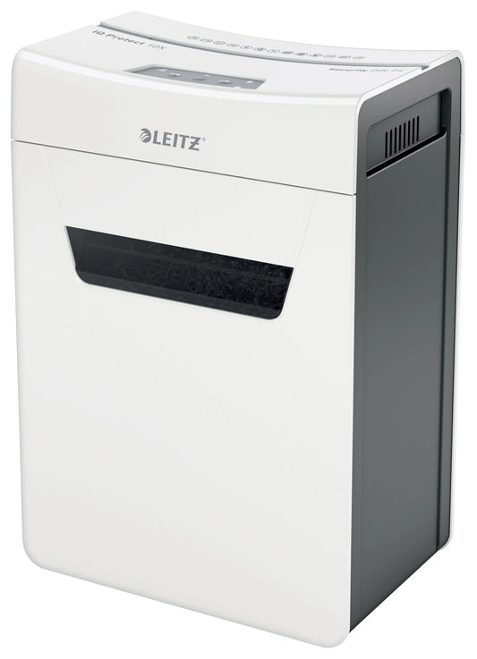 LEITZ Aktenvernichter IQ Protect 8092-20-00 10X, P-4, 18lt Idealshop