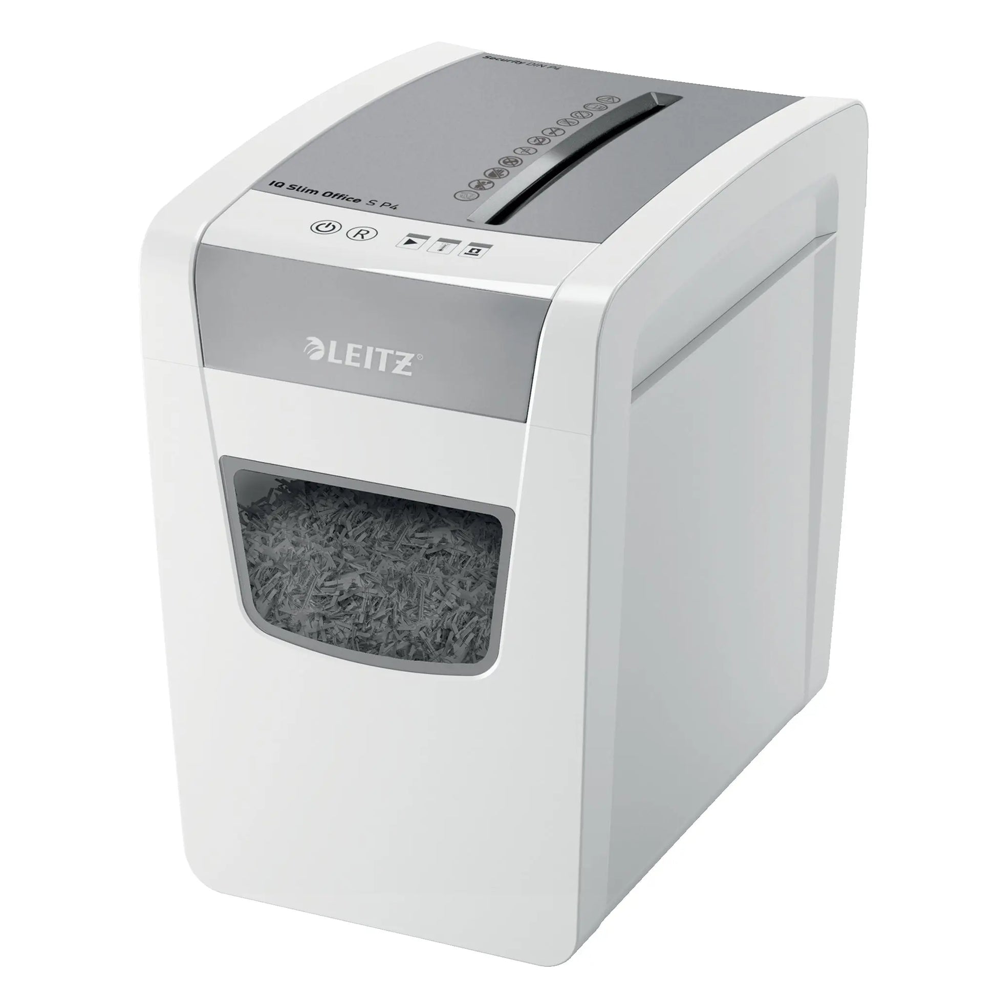 LEITZ Aktenvernichter IQ Slim Office 8098-00-00 P4 12 Blatt sehr leise Idealshop