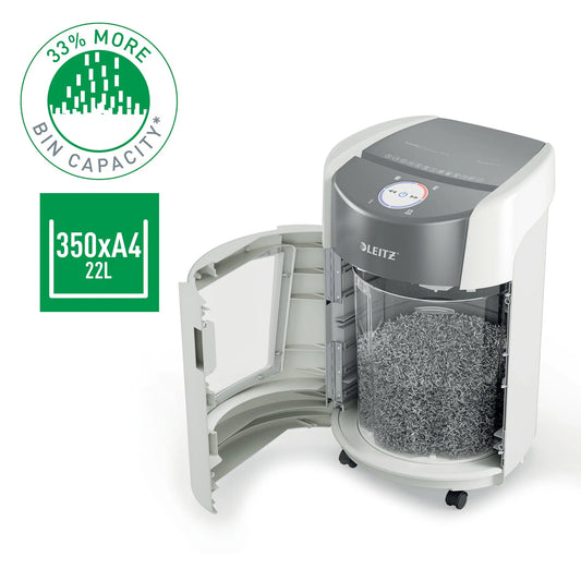 LEITZ Aktenvernichter OptiMax 8359-20-00 Small Office 350, P5, 22lt Idealshop