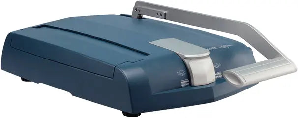 LEITZ Bindegerät impressBind 140 -A4 74470000 silber/blau 322x121x515mm Idealshop