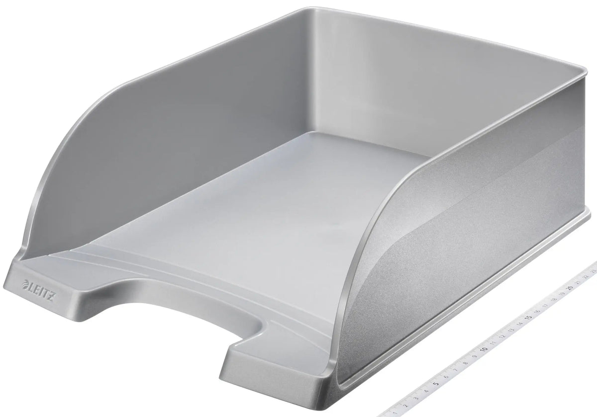 LEITZ Briefkorb Jumbo Plus A4 52330084 silber Idealshop