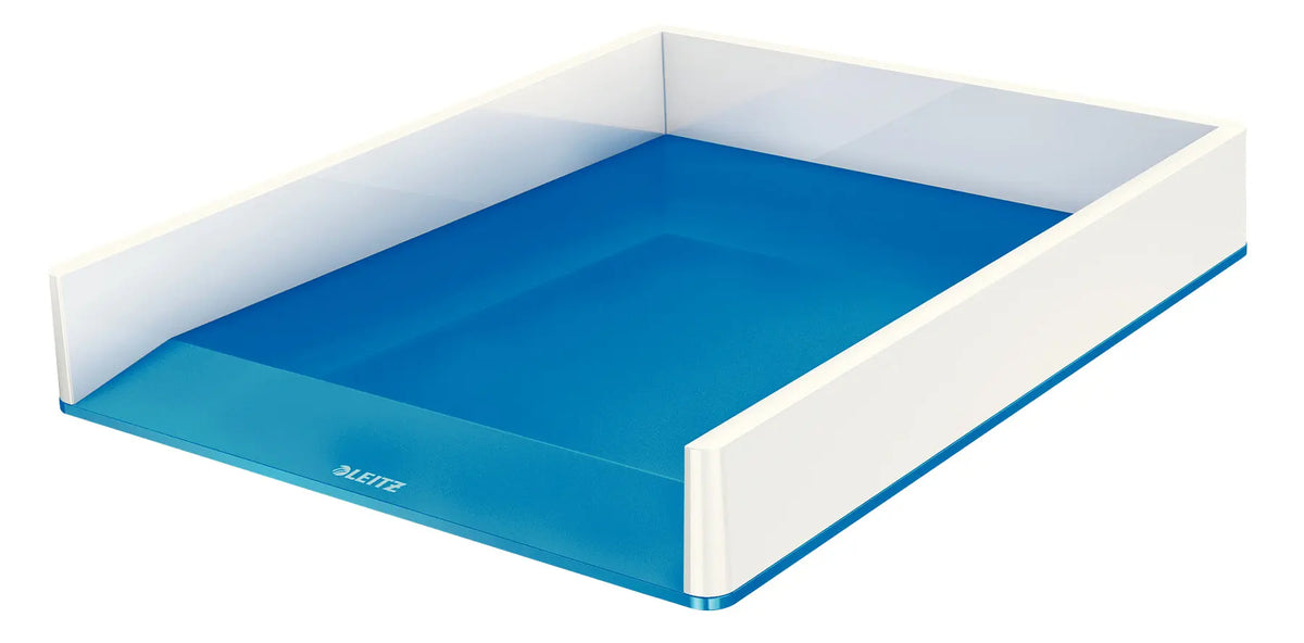 LEITZ Briefkorb WOW A4 5361-10-36 weiss/blau Idealshop