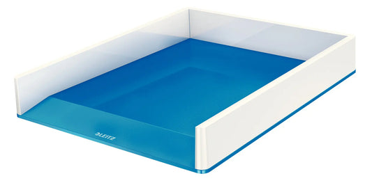 LEITZ Briefkorb WOW A4 5361-10-36 weiss/blau Idealshop