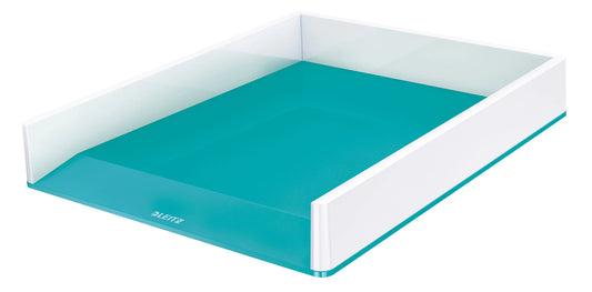LEITZ Briefkorb WOW A4 5361-10-51 weiss/eisblau Idealshop