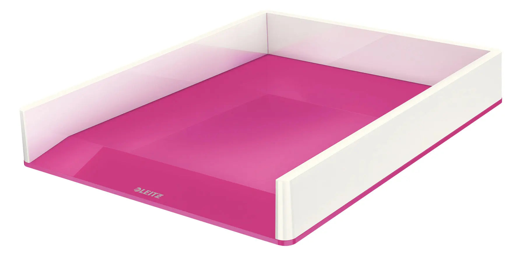LEITZ Briefkorb WOW A4 53611023 weiss/pink Idealshop
