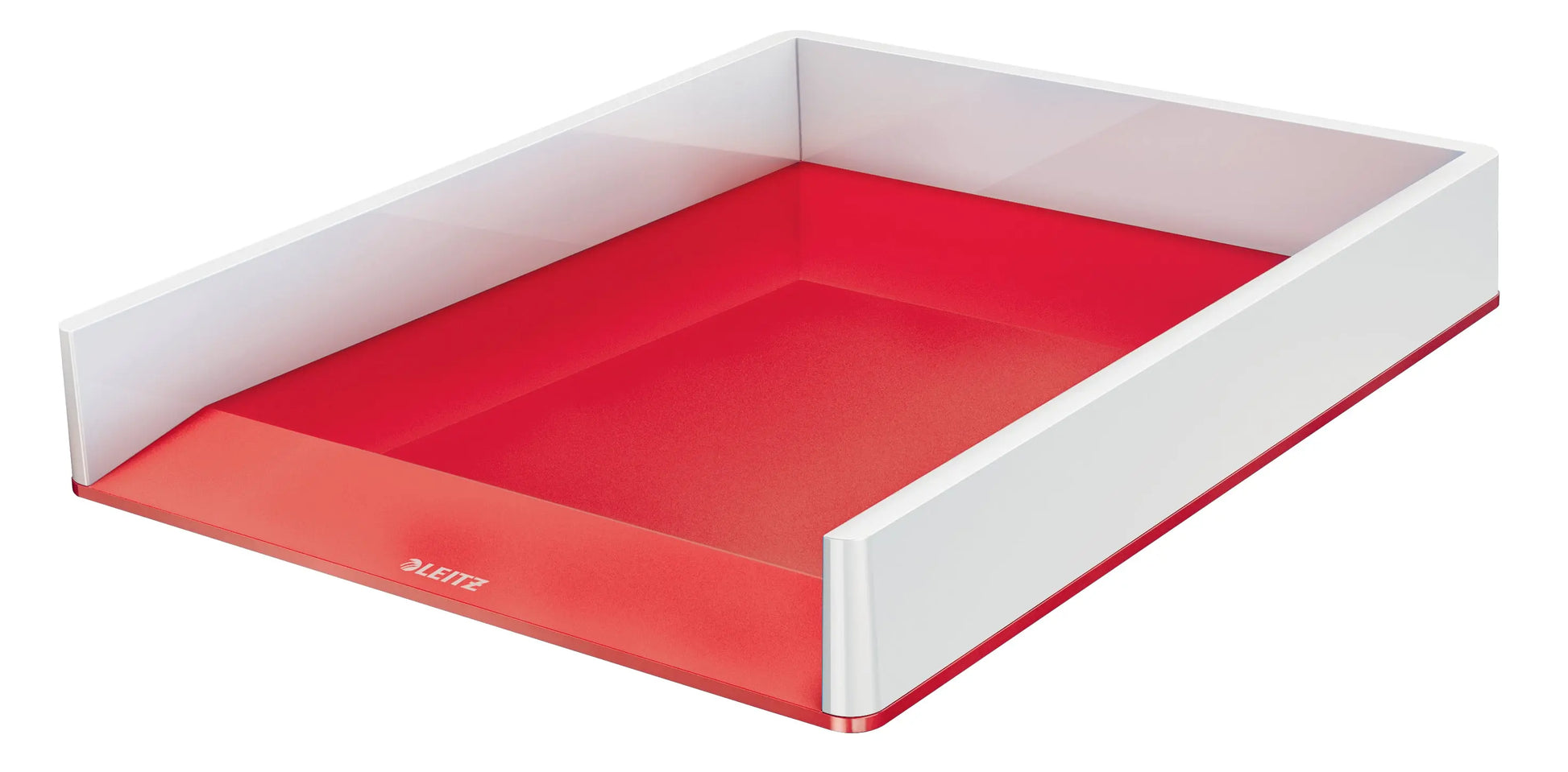 LEITZ Briefkorb WOW A4 53611026 weiss/rot Idealshop