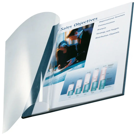 LEITZ Buchbindemappe 14mm A4 74150035 blau 10 Stück Idealshop