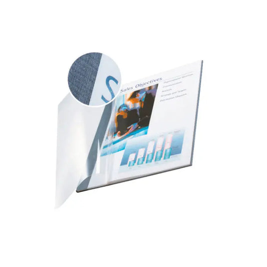 LEITZ Buchbindemappe 7mm A4 73990035 blau 10 Stück Idealshop