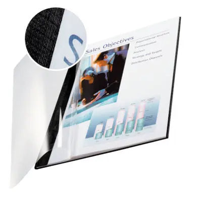 LEITZ Buchbindemappe 7mm A4 73990095 schwarz 10 Stück Idealshop