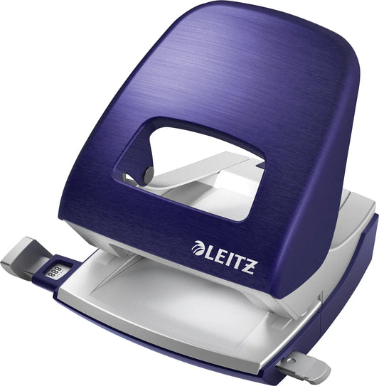 LEITZ Bürolocher NewNeXXt Metall 50060069 titan blau 30 Blatt Idealshop