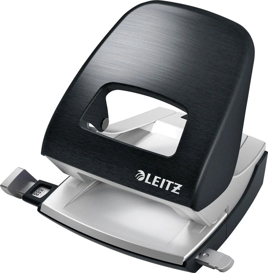 LEITZ Bürolocher NewNeXXt Metall 50060094 satin schwarz 30 Blatt Idealshop