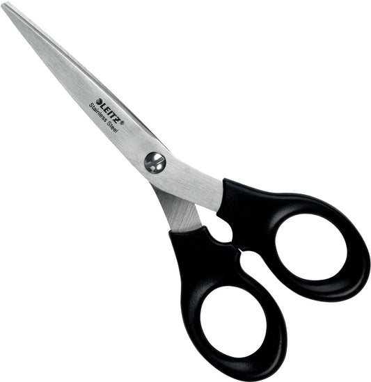LEITZ Edelstahl Schere 16.5cm 5423-00-95 schwarz Idealshop