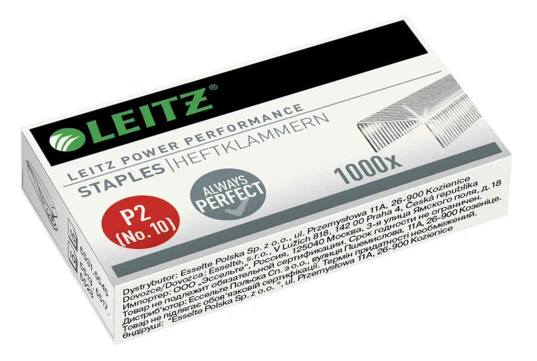 LEITZ Heftklammern P2 Nr. 10 5577-00-00 verzinkt 1000 Stück Idealshop