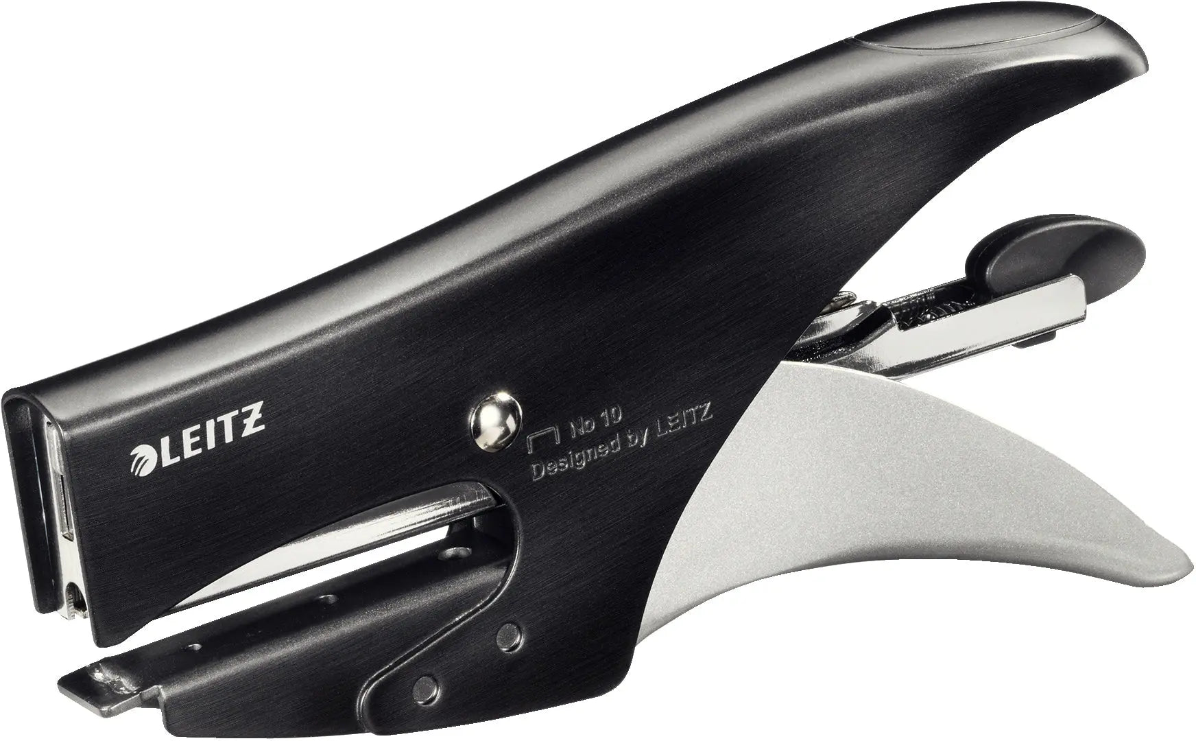 LEITZ Heftzange No. 10 Style 55640094 satin schwarz 15 Blatt Idealshop
