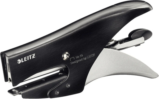 LEITZ Heftzange No. 10 Style 55640094 satin schwarz 15 Blatt Idealshop