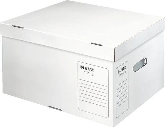 LEITZ Infinity Box mit Deckel L 61040000 weiss 420x350x265mm Idealshop