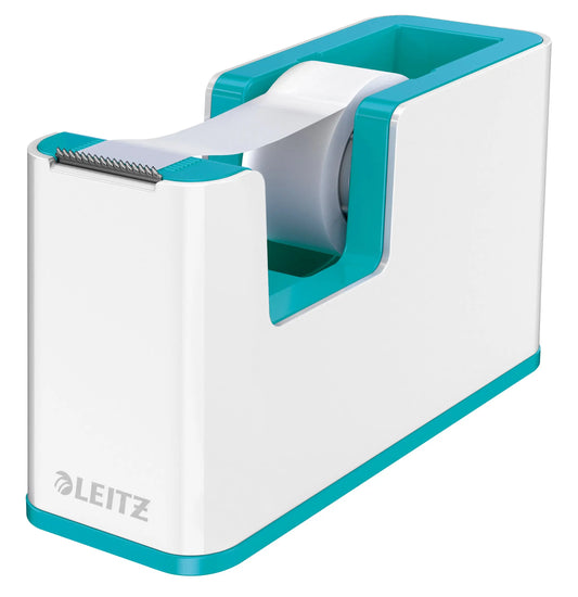 LEITZ Klebebandabroller WOW 19mmx33m 5364-10-51 weiss/eisblau Idealshop
