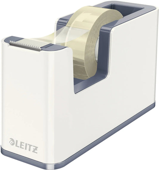 LEITZ Klebebandabroller WOW 19mmx33m 53641001 weiss/grau Idealshop