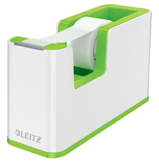 LEITZ Klebebandabroller WOW 19mmx33m 53641054 weiss/grün Idealshop