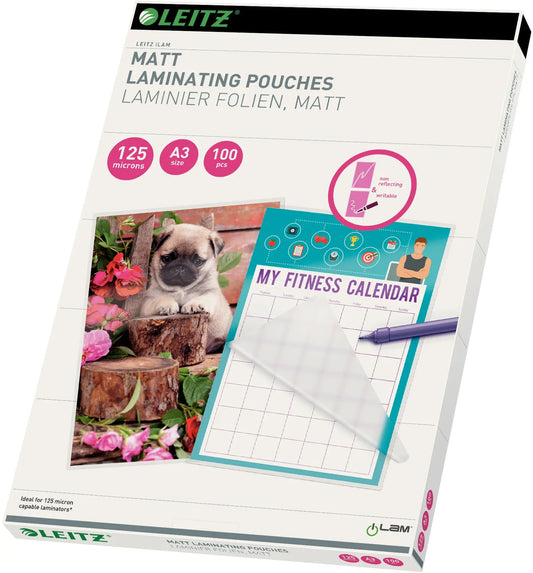 LEITZ Laminiertasche A3 16924 matt, 125my 100 Stk Idealshop