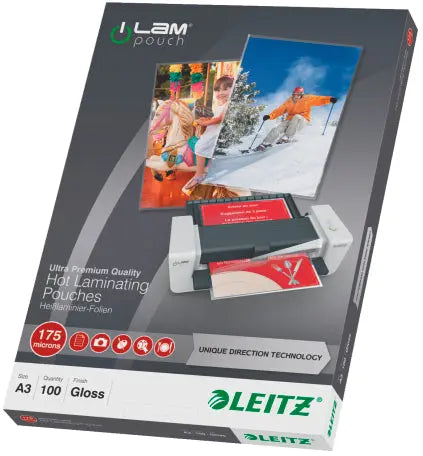 LEITZ Laminiertasche A3 74900000 glanz, 175my 100 Stk Idealshop