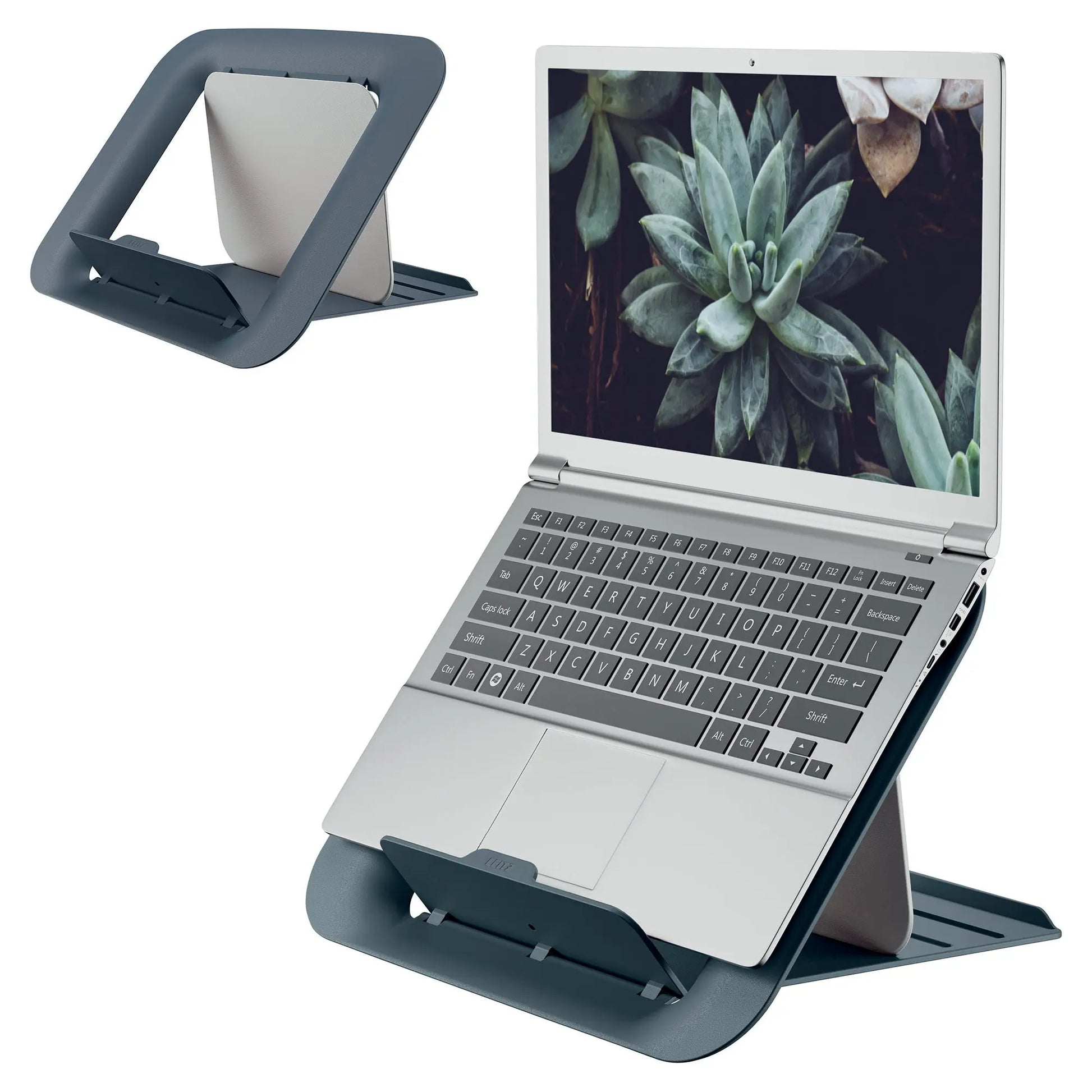 LEITZ Laptopständer Cosy 6426-00-89 13''-17'' Laptops grau 1 Stück Idealshop
