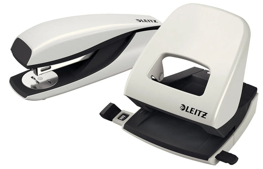 LEITZ Locher/Hefter WOW 5095 5095-10-01 weiss, Bundle 30 Blatt Idealshop