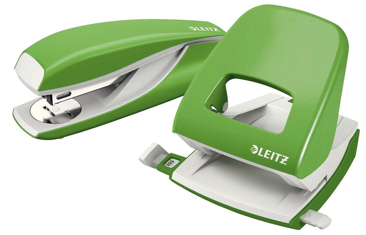 LEITZ Locher/Hefter WOW 5095 5095-10-54 grün, Bundle 30 Blatt Idealshop