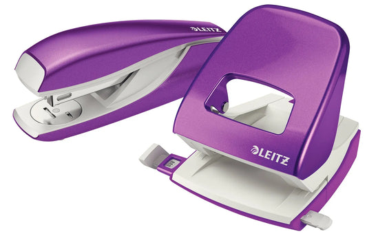 LEITZ Locher/Hefter WOW 5095 5095-10-62 violett, Bundle 30 Blatt Idealshop