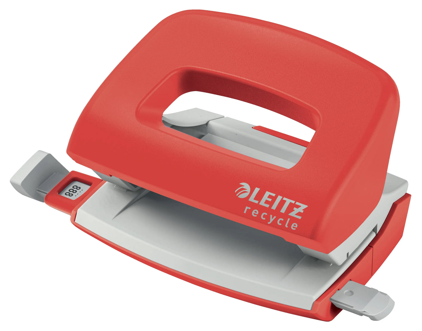 LEITZ Locher NeXXt Recycle 5010-00-25 rot, CO2 neutral 10 Blatt Idealshop
