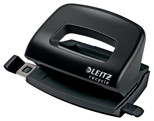 LEITZ Locher NeXXt Recycle 5010-00-95 schwarz, CO2 neutral 10 Blatt Idealshop