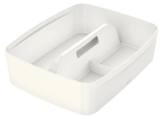 LEITZ MyBox Organiser Gross 53220001 mit Griff weiss Idealshop